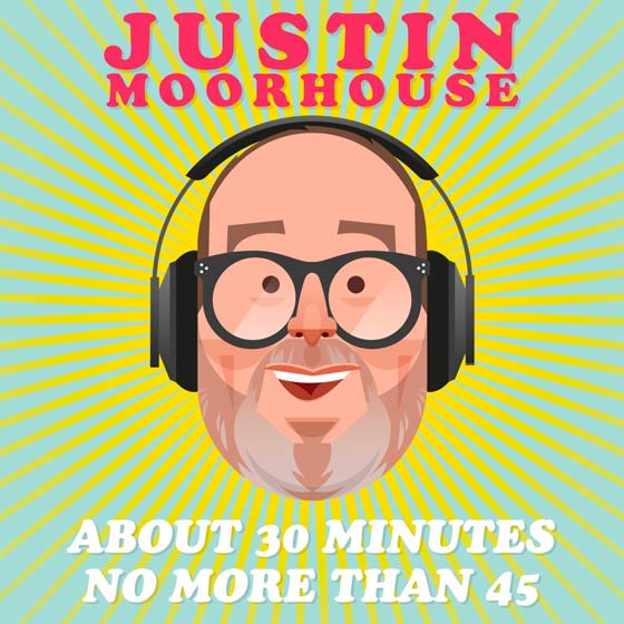 About 30 Minutes no more than 45. Podcast cover.